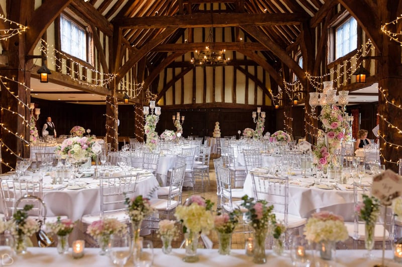 great fosters winter wedding