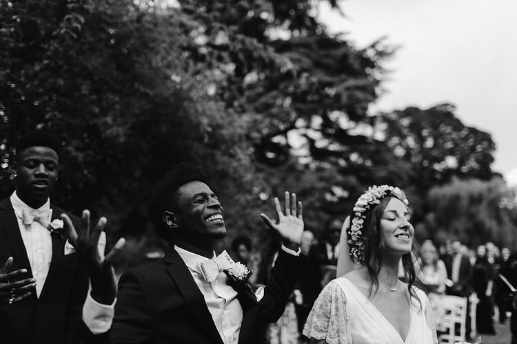 bridebook.co.uk happy bride and groom