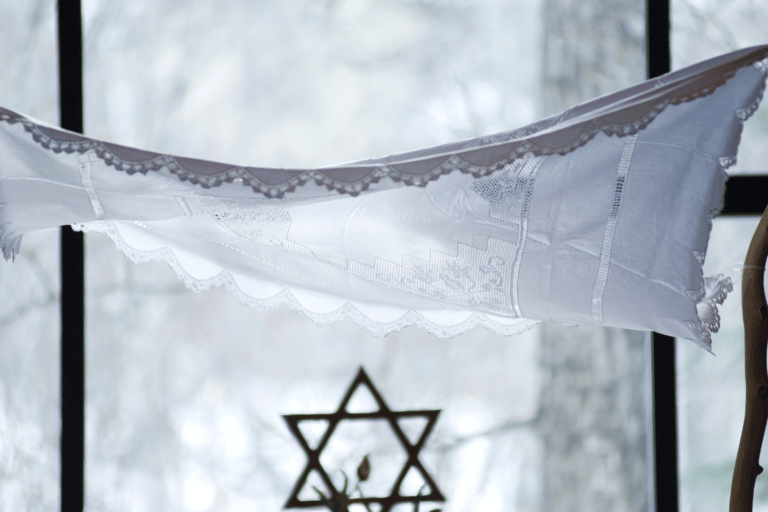 Traditional Jewish wedding cloth