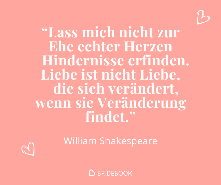 Auszug aus Gedicht von William Shakespeare