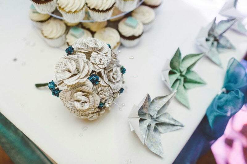 Origami flowers