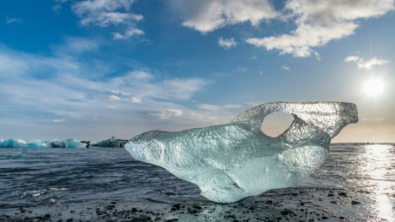 Diamond beach en Islande