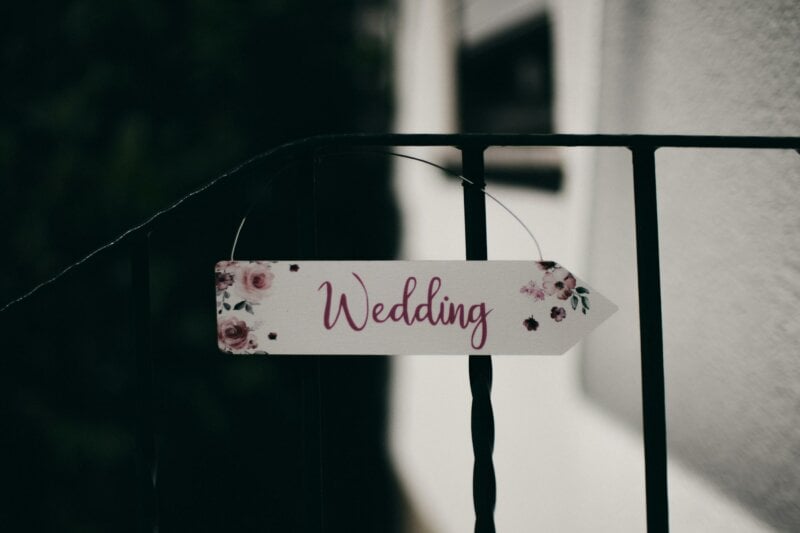 Panneau wedding