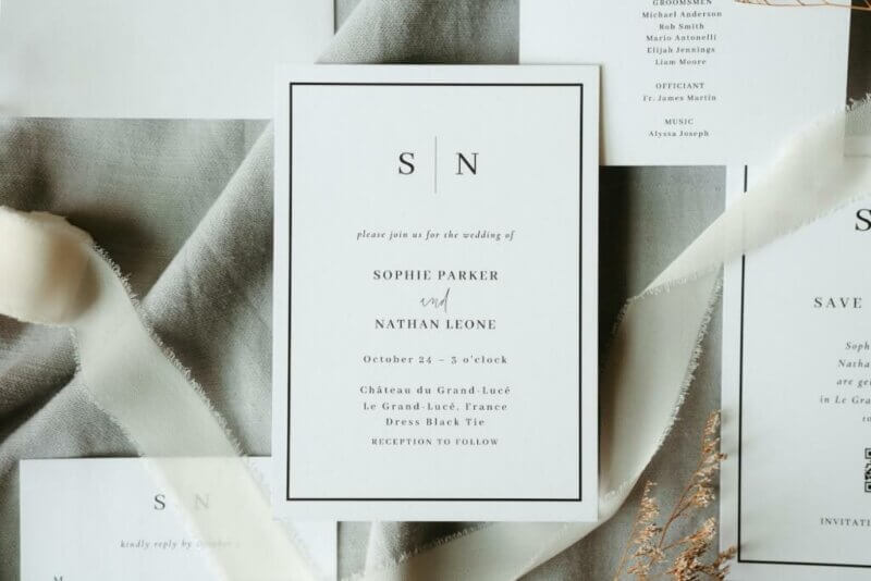Invitation à un mariage