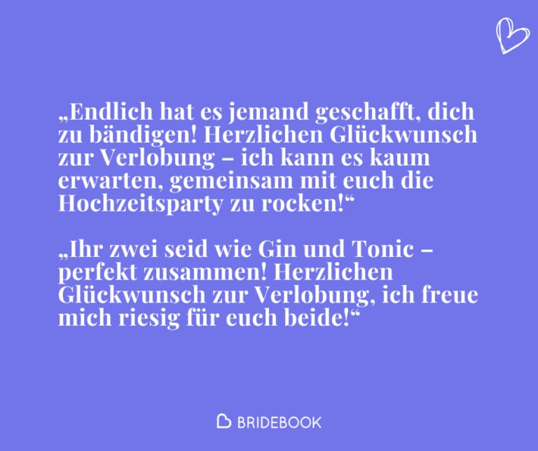 Ideen für humorvolle Glückwünsche zur Verlobung für Freunde
