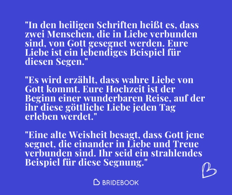 Beispieltexte für spirituelle Anekdoten und Geschichten zur Hochzeit