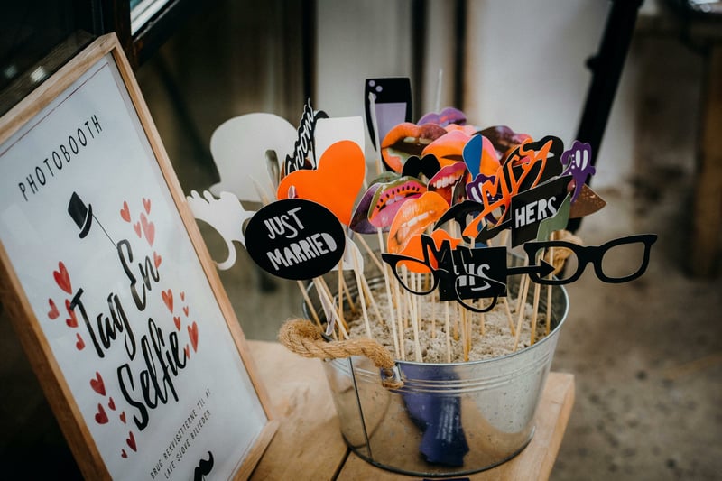 Wedding photobooth props