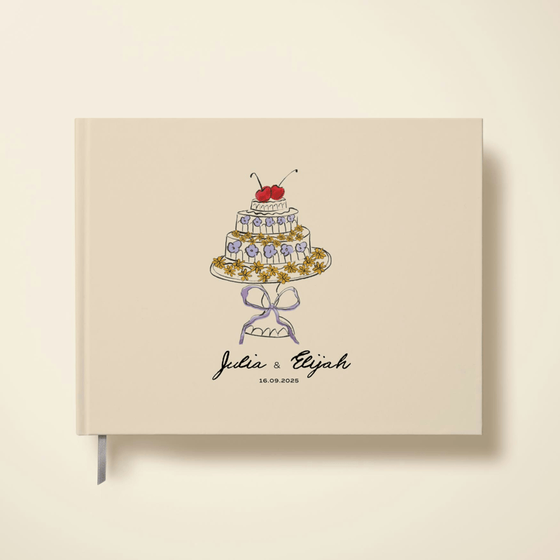 Wedding guest book
