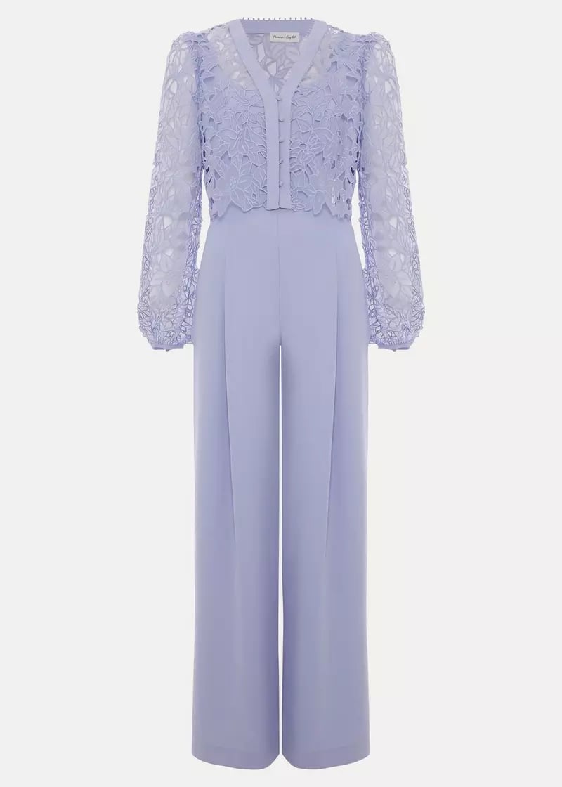 a flat lay of the lilac jumpsuit