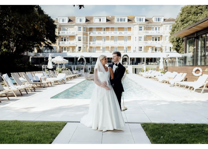 The Nici Hotel, a Miami-inspired 5-star coastal wedding venue in Bournemouth with 30-metre outdoor heated pool and sea views