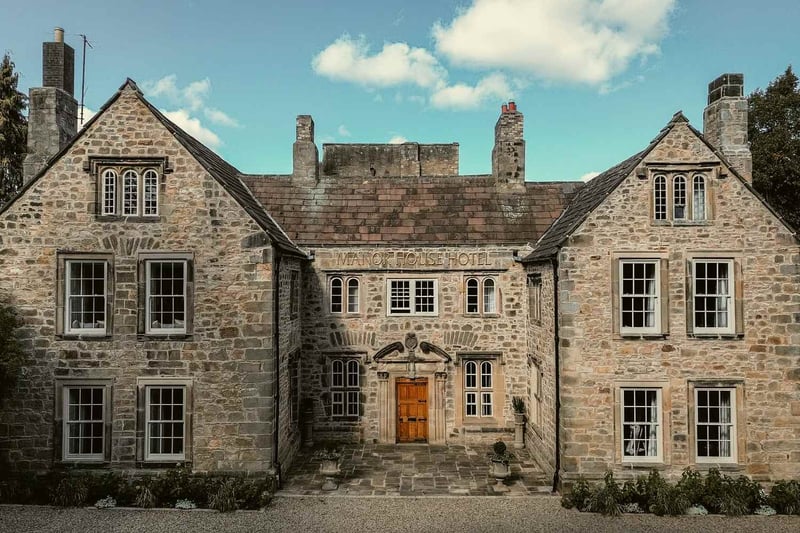 The Manor House Hotel exclusive-use wedding venue exterior, County Durham