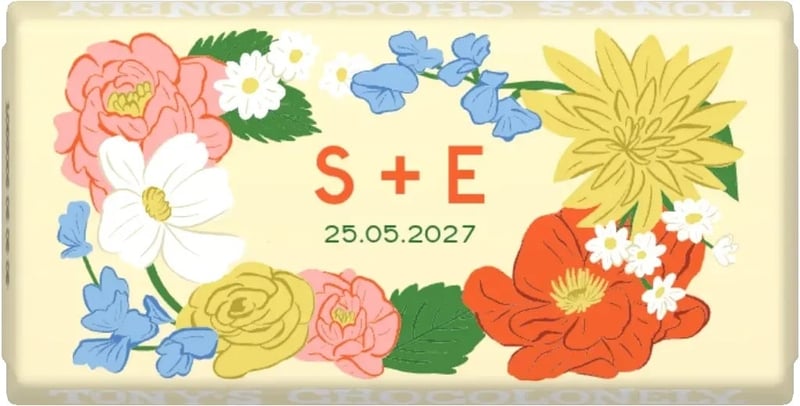 a personalised chocolate bar wrapper