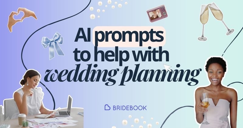 Collage of wedding planning details