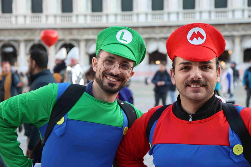 two men in fancy dress