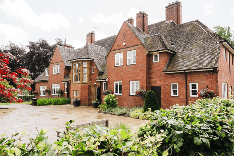 exterior of the wedding venue