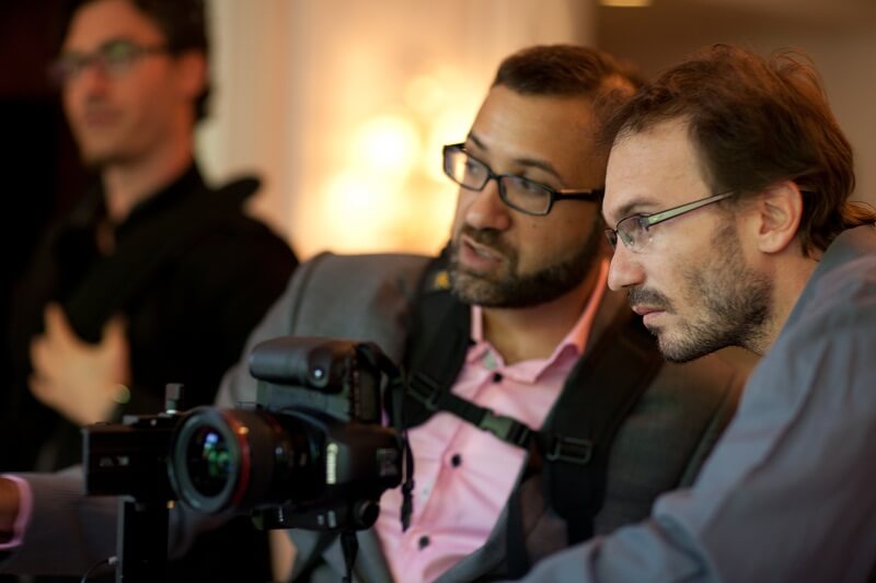 John Nassari guides Bridebook  photographers