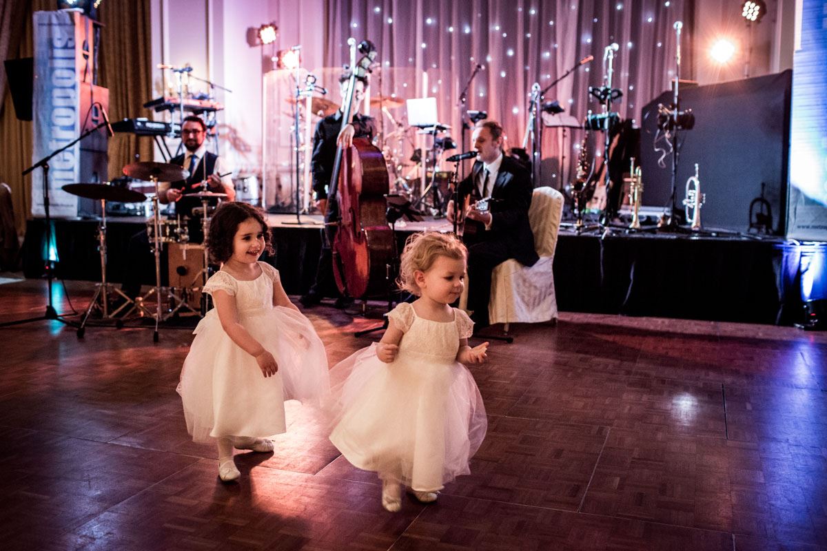 Bridebook.co.uk children dancing on dancefloor