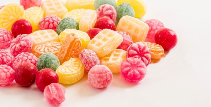 A range of loose pick 'n' mix sweets