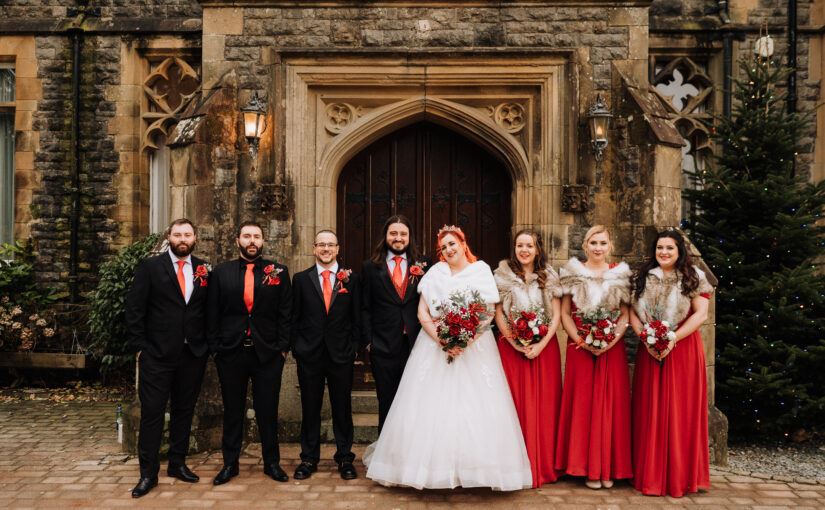 Jesse & Andy’s Perfectly Enchanting Christmas Themed Wedding