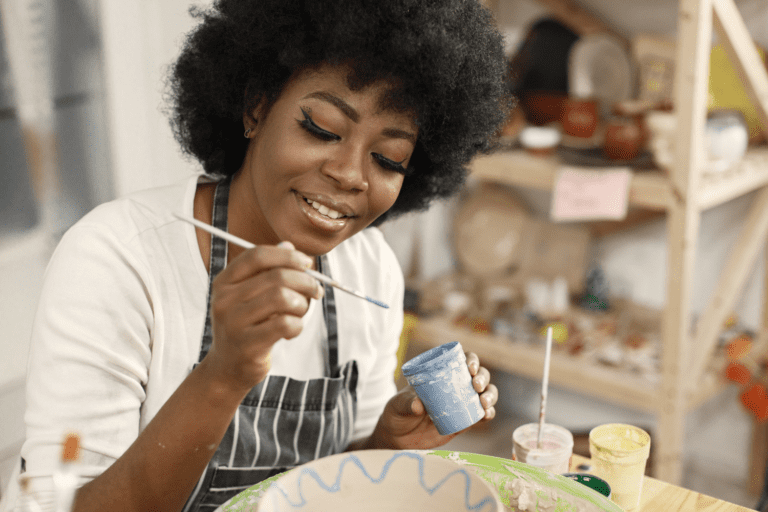 Pottery painting