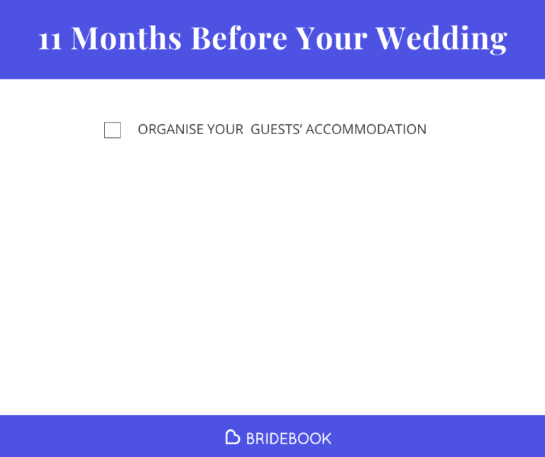 Wedding Planning Checklist : what to do 11 months before