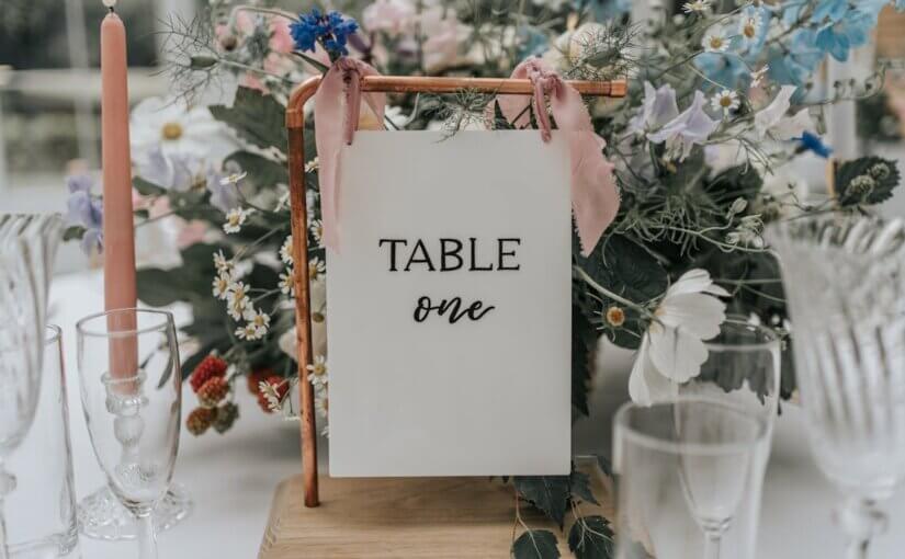 50 Creative Wedding Table Number Ideas