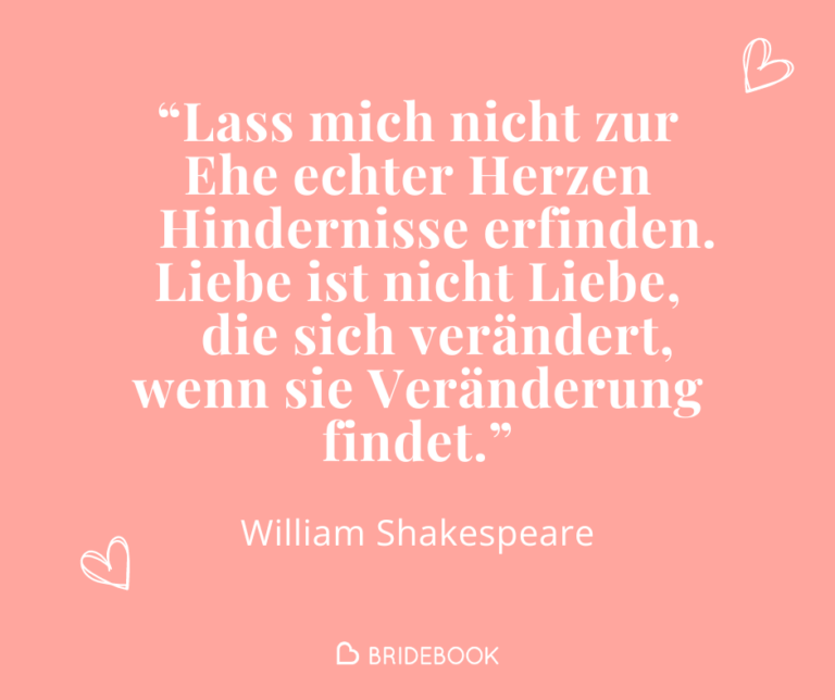 Auszug aus Gedicht von William Shakespeare