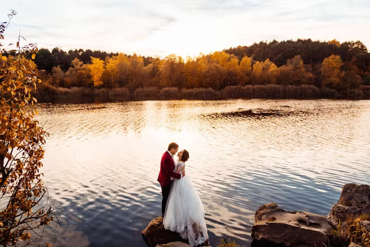 Married couple at Algonquin Eco-Lodge, Canada