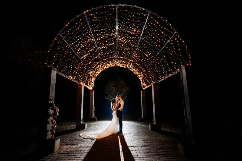 Married couple at Petrichor Farm