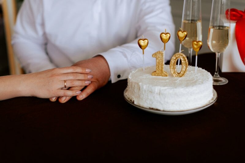 Gâteau 10 ans de mariage