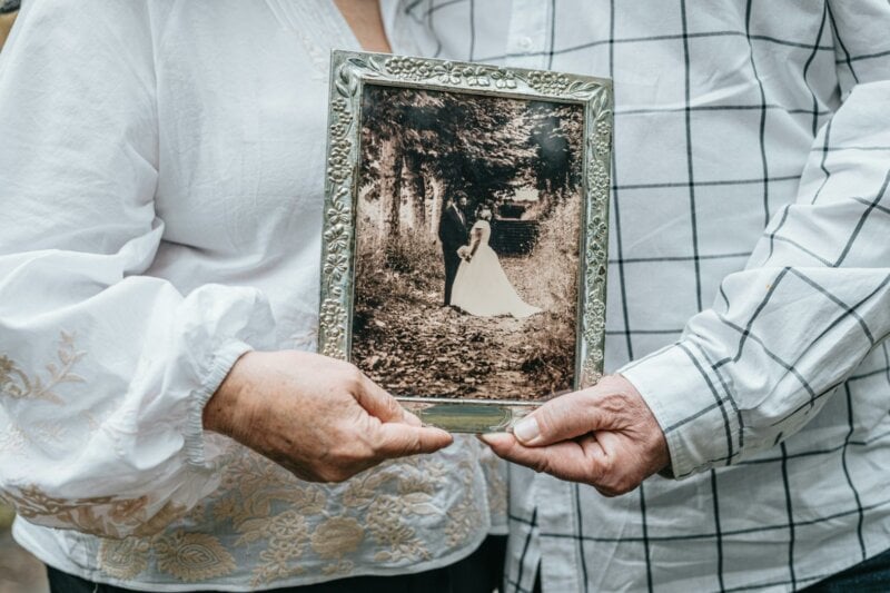 Photo de mariage ancienne