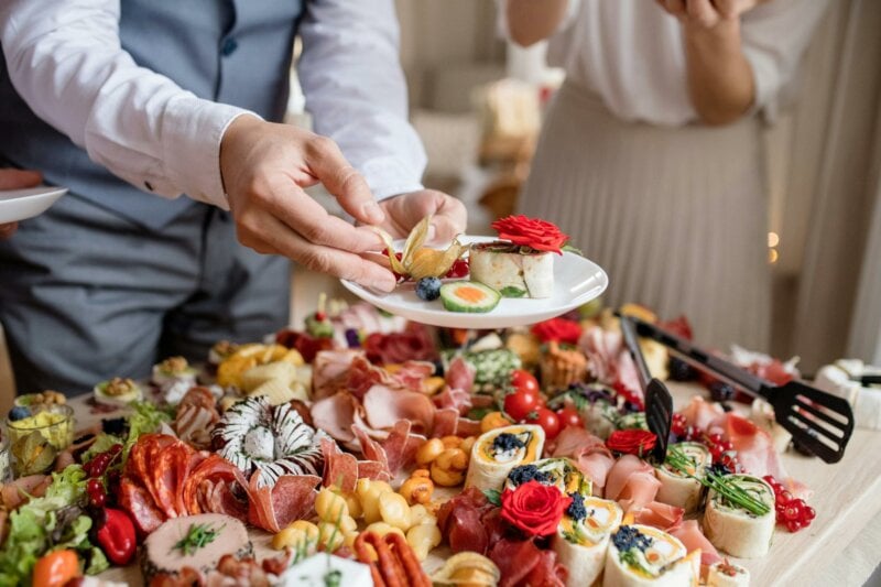 Wedding buffet