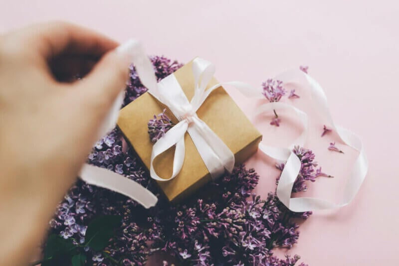 Gift with lavender