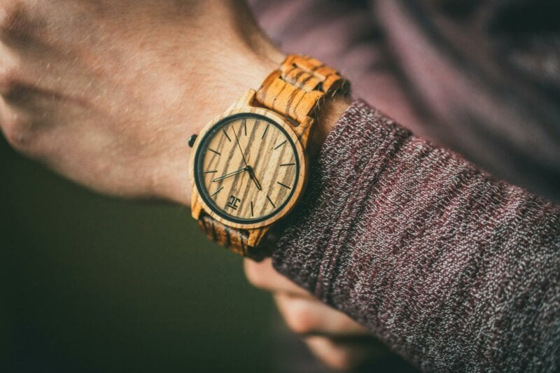 Montre en bois