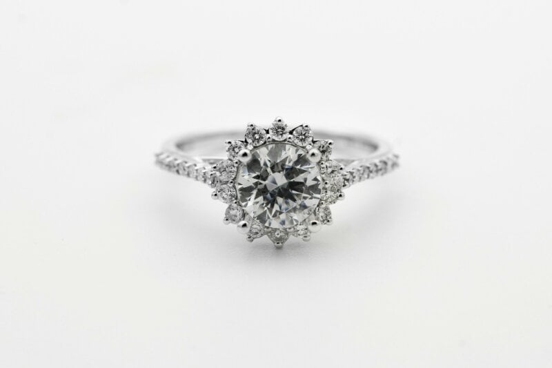 Bague vintage en diamant