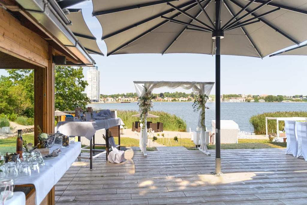 Wasserblick von Terrasse
