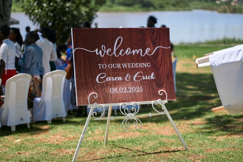 Panneau de mariage