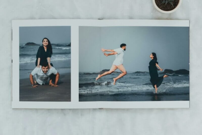 Photos de couple à la mer