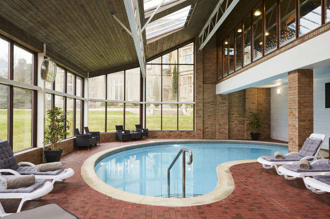 The spa facilities at the wedding venue