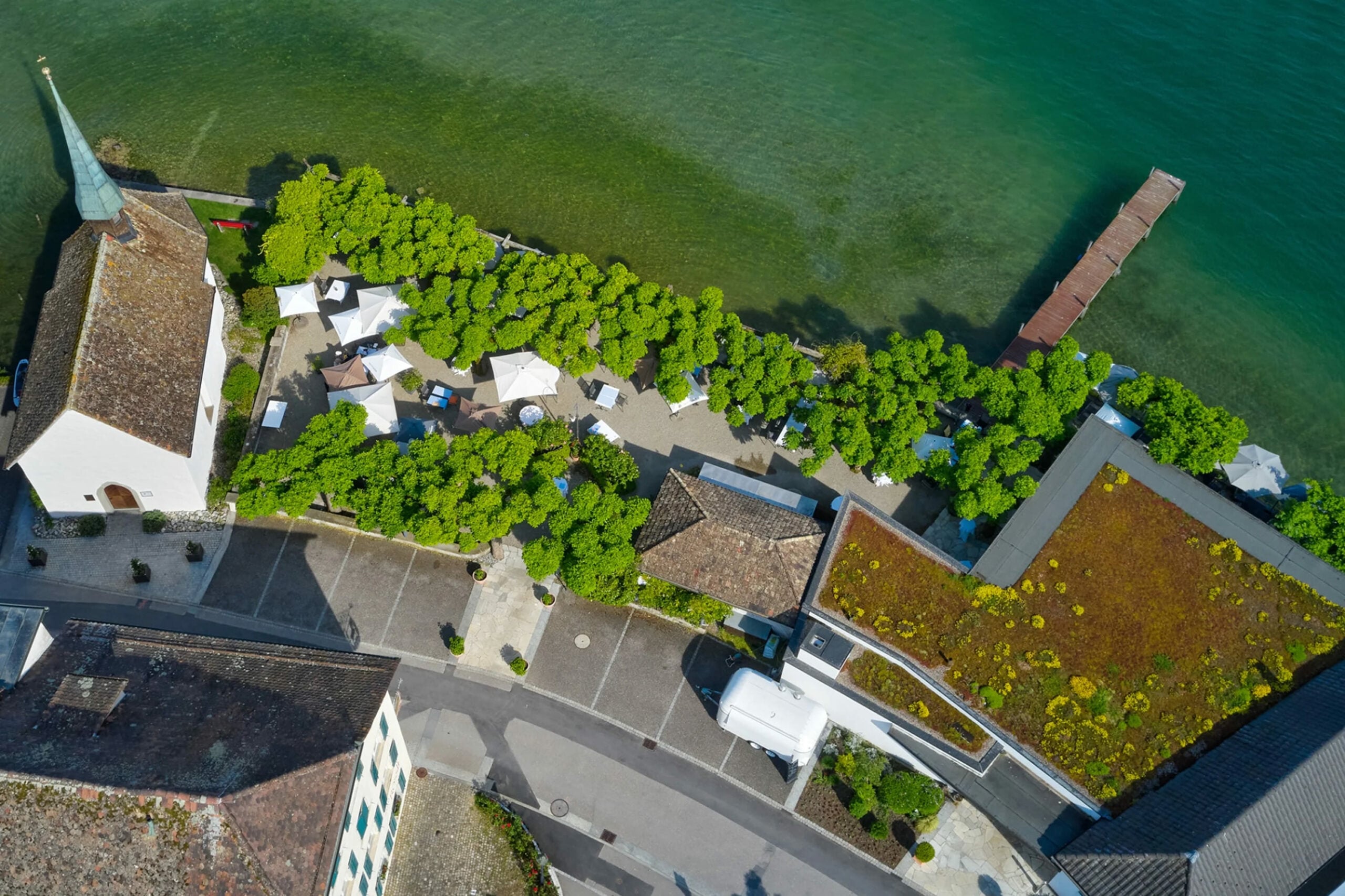 Vogelperspektive Location PUR Hurden