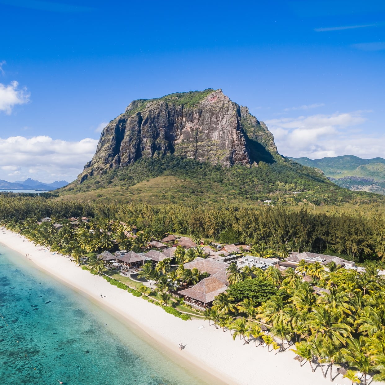 Beach at Lux Le Morne Resort in Mauritius