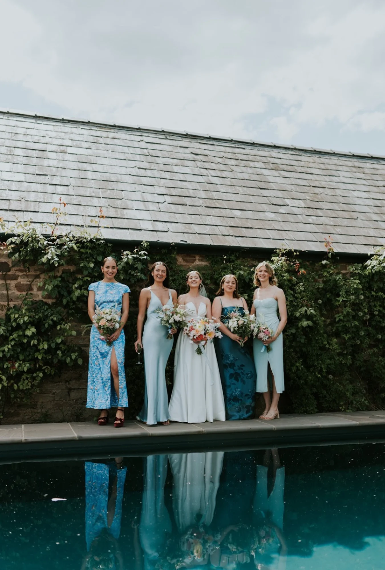Llantilio House, a 17th-century manor wedding venue in Monmouthshire with the UK's first chlorine-free mineral water swimming pool