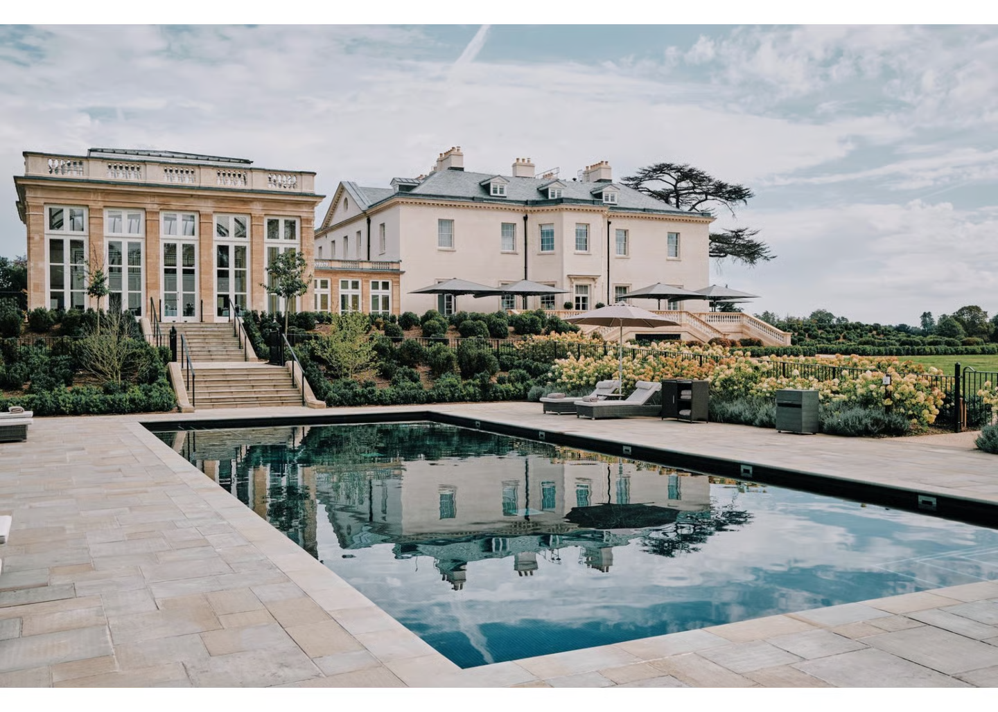 The Langley, a Luxury Collection Hotel in Buckinghamshire with indoor and outdoor pools and wedding ceremonies on Capability Brown-designed grounds